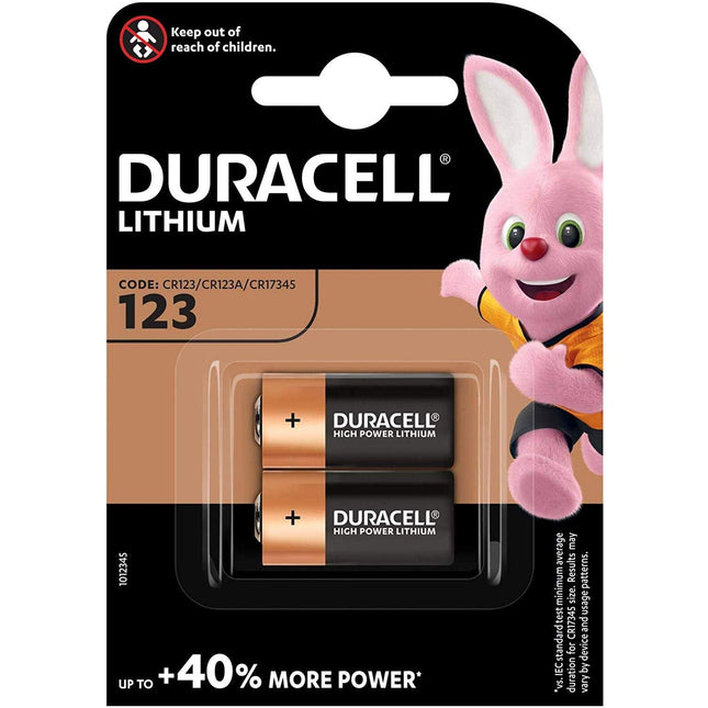 Photo Battery Duracell 10Ê"Ultra DL 123ÊLithium Pack of 2