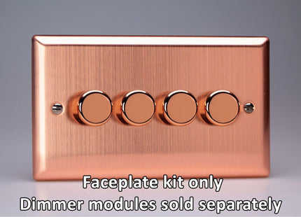 Varilight 4-Gang Matrix Kit For Rotary Dimmers (Twin Plate) 