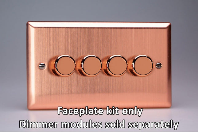 Varilight 4-Gang Matrix Kit For Rotary Dimmers (Twin Plate) 