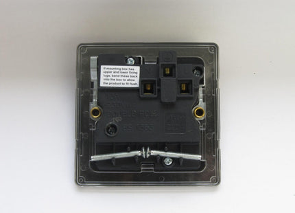 Varilight 1-Gang 13A Double Pole Switched Socket With Metal Rockers