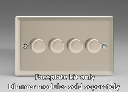 Varilight 4-Gang Matrix Kit For Rotary Dimmers (Twin Plate) 