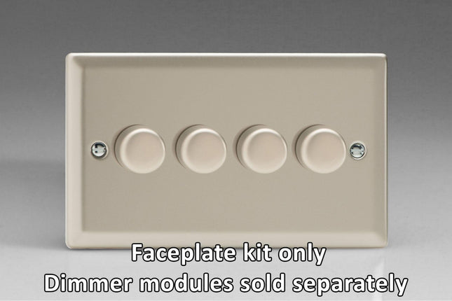 Varilight 4-Gang Matrix Kit For Rotary Dimmers (Twin Plate) 