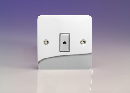 Varilight 1-Gang 1-Way Remote/Tactile Touch Control Master LED Dimmer Light Switch 1 x 0-100W (Max 10 LEDs) Polished Chrome JFCE101