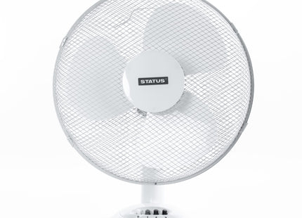 Status Cooling Fan, White, 16" S16DESKFAN1PKB