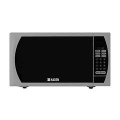 Haden Solo Microwave Oven 9 Power Levels countertop microwave with Defrost & Express Functions Touch Control 30 Minute Manual Timer Silver and Stainless Steel Finish