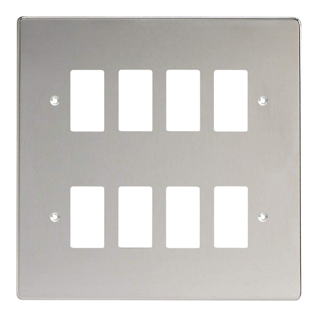 Varilight XDCPG8-P Power Grid 8 Grid Spaces Polished Chrome