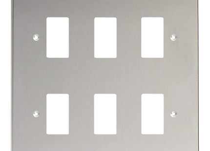 Varilight XDCPG6-P Power Grid 6 Grid Spaces Polished Chrome