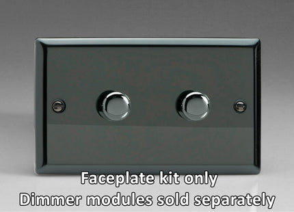 Varilight 2-Gang Matrix Kit For Rotary Dimmers (Twin Plate) 