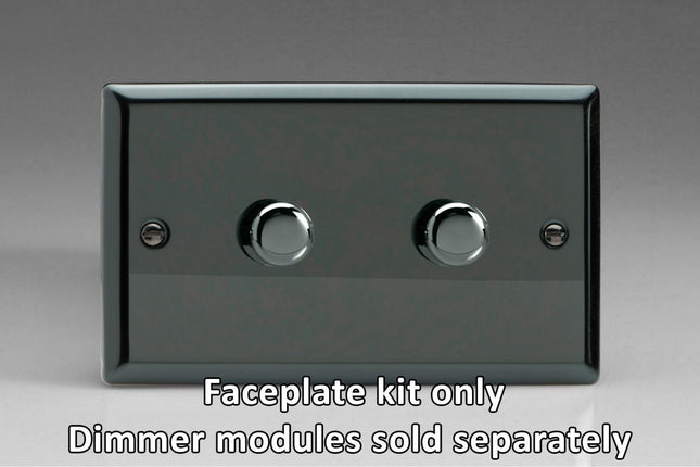 Varilight 2-Gang Matrix Kit For Rotary Dimmers (Twin Plate) 