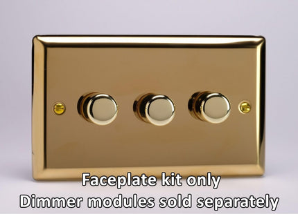 Varilight 3-Gang Matrix Kit For Rotary Dimmers (Twin Plate) 