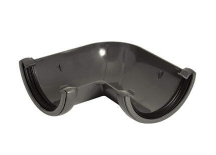 Floplast 112 Round 90° Angle Anthracite - 256740