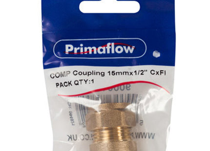 Primaflow Primapack Compression Coupling 15mm x 1/2" - 9CCFI1512