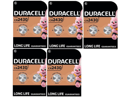 20 x Duracell Cr 2430 Lithium (10 Blister Packs of 2 Batteries) 20 Batteries