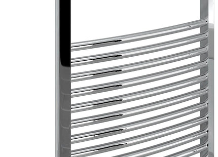 Kudox Electric Towel Warmer 500x1100mm Curved Chrome