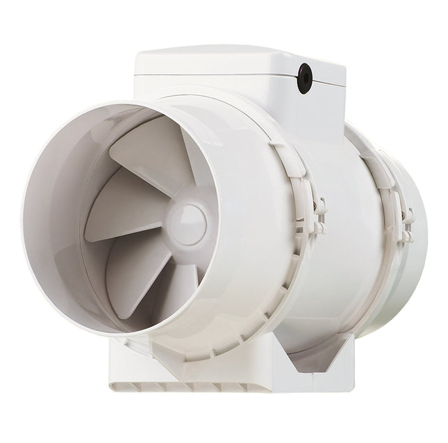 Xpelair 93078AW XIMX100 Standard Mixed Flow Inline Extractor Fan for Domestic Ducted Applications White