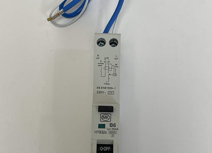 MK 6a / 6 AMP RCBO B TYPE 30ma AC SENTRY 1 MOD 7932s