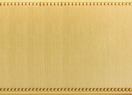 Varilight 2-Gang (Double), Blank Plate, Dimension Screwless Jubilee Brushed Brass (Double Plate) XDYDBS.JB