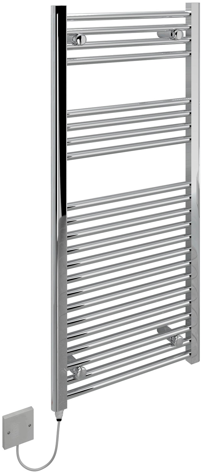 Kudox Electric Towel Warmer 500x1100mm Flat Chrome