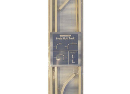 Pro Aluminium Shower Track 3M White - 88910BL - Ideal for Shower Installations