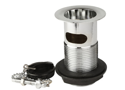 Thomas Dudley Basin Waste 1.1/4" Slotted CP - PSWWAS368165 - Essential for Bathroom Installations