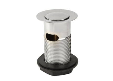 Thomas Dudley 1 1/4 Chrome Brass Basin Waste - Durable Clicker Plug
