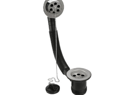 Thomas Dudley S/S Plastic 1 1/2" Bath Waste & O/Flow - PSWWAS368179 - Perfect for Your Bathroom
