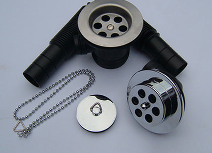 Thomas Dudley 11/2" Bath Combined Waste & Overflow - Metal Plug - PSWWAS368306