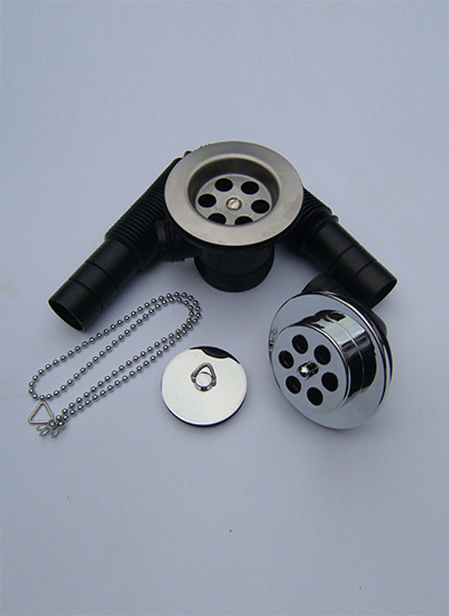 Thomas Dudley 11/2" Bath Combined Waste & Overflow - Metal Plug - PSWWAS368306