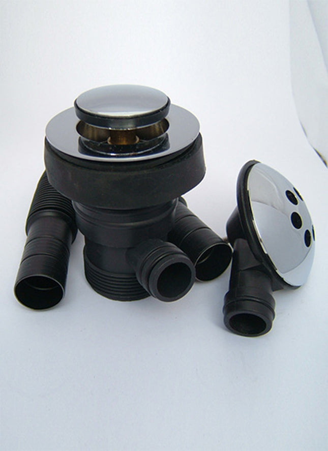 Thomas Dudley 11/2" Bath Combined Waste & Overflow - PSWWAS368182 - Clicker Plug