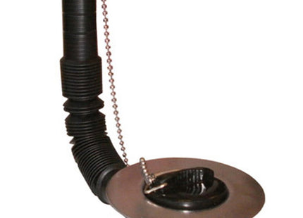 Thomas Dudley S/S Plastic 1 1/2" Sink Waste & O/Flow - PSWWAS368200 - Essential for Plumbing