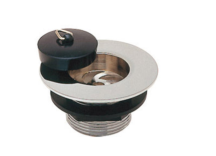 U/S Tubby Sink Waste Plas Plug - 1.1/2" - PSWWAS334992 - Perfect for Kitchen and Bathroom