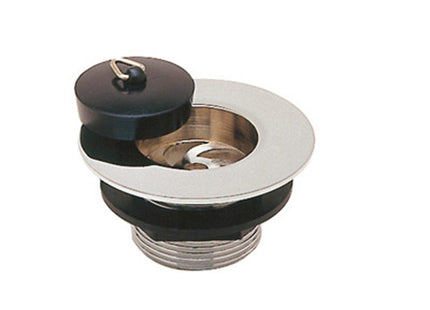 U/S Tubby Sink Waste Plas Plug - 1.1/2" - PSWWAS334992 - Perfect for Kitchen and Bathroom