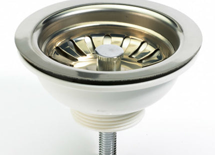 Thomas Dudley 11/2" Basket Strainer Waste - Stainless Steel - PSWWAS368196