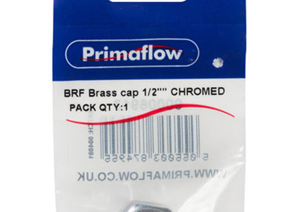 Primaflow Brass Cap 1/2" - Chrome - 9CPBC12
