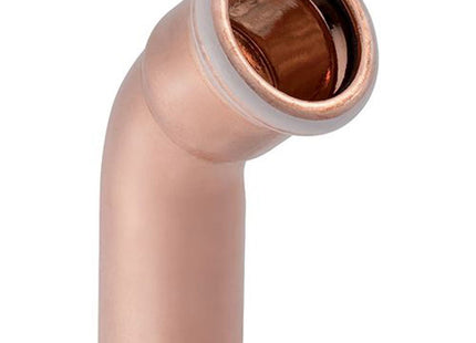 Geberit Mapress Bend W/ Pl End Cu 45G D4 - 42mm Copper - 60707