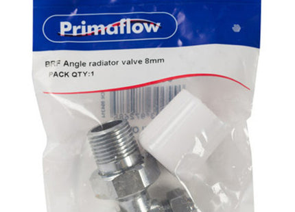 Primaflow Angle Radiator Valve 8mm