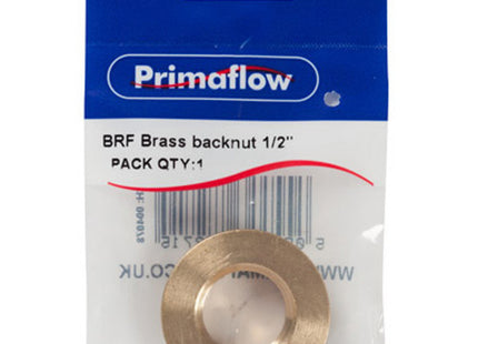 Primaflow Brass Backnut 1/2" - 9BK12