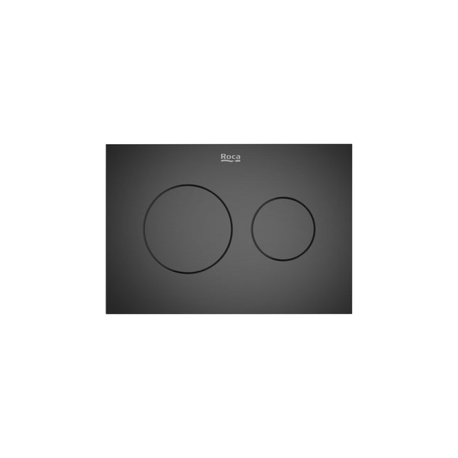 Roca Duplo-S PS3 Flush Plate Titanium Black - A8902233CN - Modern Bathroom Solution