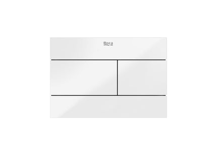 Roca Duplo-S PS2 Flush Plate Glass White - A890224399 - Modern Bathroom Accessory