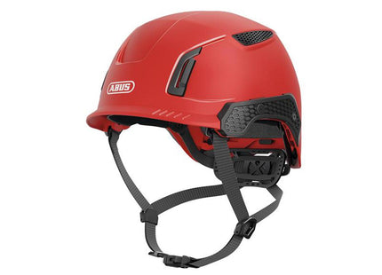 Abus Mechanical Spector Vented Safety Helmet Red