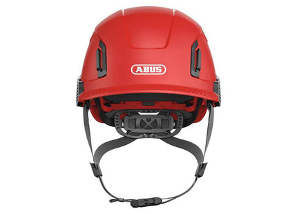 Abus Mechanical Spector Vented Safety Helmet Red