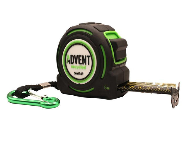 Advent Recycled Tape Measure 5M/16Ft - 32Mm Width - Eco-Friendly
