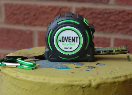 Advent Recycled Tape Measure 5M/16Ft - 32Mm Width - Eco-Friendly