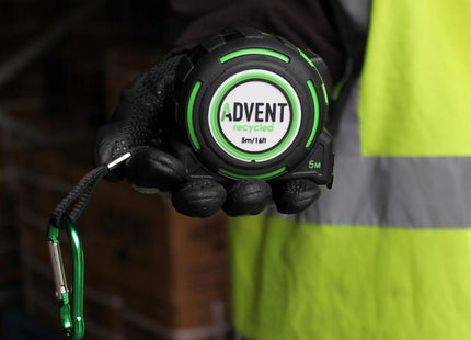 Advent Recycled Tape Measure 5M/16Ft - 32Mm Width - Eco-Friendly