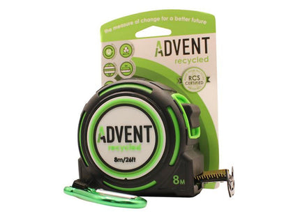 Advent Recycled Tape Measure 8M/26Ft (32Mm Width)