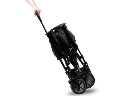 Black & Decker Collapsible Outdoor Utility Wagon - 80kg Capacity, 4 Wheels - Perfect for Transporting