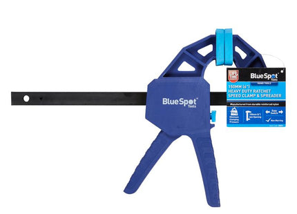 BlueSpot Tools Heavy-Duty Ratchet Speed Clamp & Spreader 150mm (6in) B/S10032