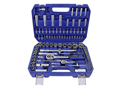 BlueSpot Tools 1/2in & 1/4in Metric Socket Set, 94 Piece B/S1579