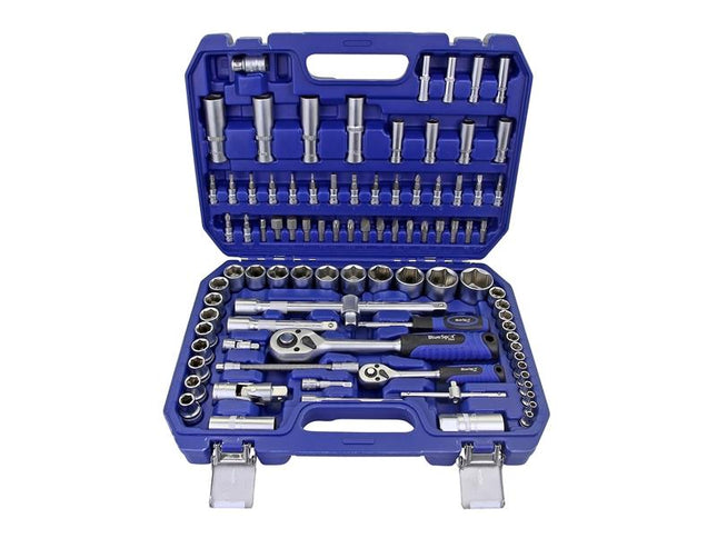 BlueSpot Tools 1/2in & 1/4in Metric Socket Set, 94 Piece B/S1579