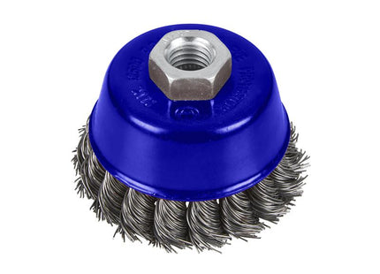 BlueSpot Tools Twist Knot Cup Brush 75mm M14 X 2 B/S19215